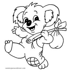 Disegno da colorare: Koala (Animali) #9304 - Pagine da Colorare Stampabili Gratuite