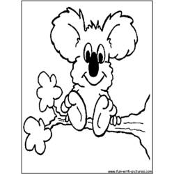 Disegno da colorare: Koala (Animali) #9348 - Pagine da Colorare Stampabili Gratuite