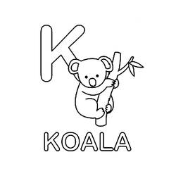 Disegno da colorare: Koala (Animali) #9360 - Pagine da Colorare Stampabili Gratuite