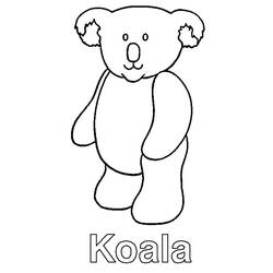 Disegno da colorare: Koala (Animali) #9367 - Pagine da Colorare Stampabili Gratuite