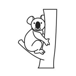 Disegno da colorare: Koala (Animali) #9389 - Pagine da Colorare Stampabili Gratuite