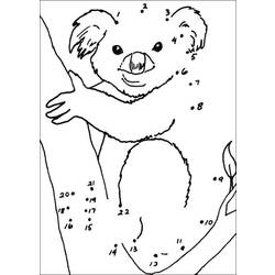Disegno da colorare: Koala (Animali) #9396 - Pagine da Colorare Stampabili Gratuite