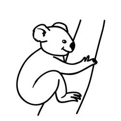 Disegno da colorare: Koala (Animali) #9401 - Pagine da Colorare Stampabili Gratuite