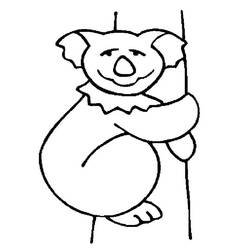 Disegno da colorare: Koala (Animali) #9421 - Pagine da Colorare Stampabili Gratuite