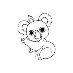 Disegno da colorare: Koala (Animali) #9476 - Pagine da Colorare Stampabili Gratuite