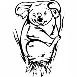 Disegno da colorare: Koala (Animali) #9483 - Pagine da Colorare Stampabili Gratuite