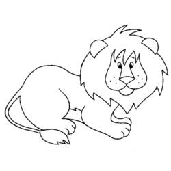 Disegno da colorare: Leone (Animali) #10243 - Pagine da Colorare Stampabili Gratuite