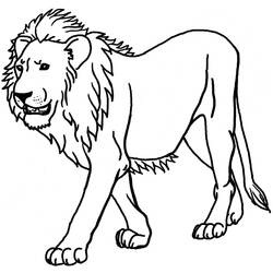 Disegno da colorare: Leone (Animali) #10249 - Pagine da Colorare Stampabili Gratuite