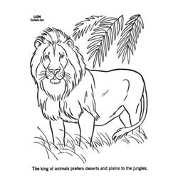 Disegno da colorare: Leone (Animali) #10252 - Pagine da Colorare Stampabili Gratuite