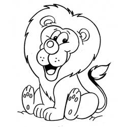 Disegno da colorare: Leone (Animali) #10253 - Pagine da Colorare Stampabili Gratuite