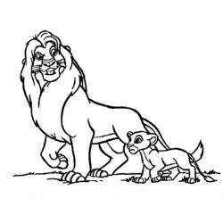 Disegno da colorare: Leone (Animali) #10255 - Pagine da Colorare Stampabili Gratuite