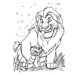 Disegno da colorare: Leone (Animali) #10262 - Pagine da Colorare Stampabili Gratuite