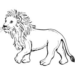 Disegno da colorare: Leone (Animali) #10267 - Pagine da Colorare Stampabili Gratuite