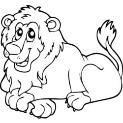 Disegno da colorare: Leone (Animali) #10268 - Pagine da Colorare Stampabili Gratuite