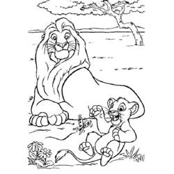Disegno da colorare: Leone (Animali) #10285 - Pagine da Colorare Stampabili Gratuite