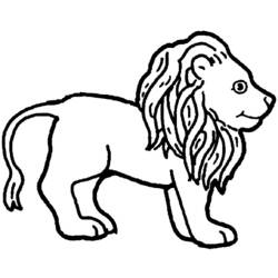Disegno da colorare: Leone (Animali) #10288 - Pagine da Colorare Stampabili Gratuite
