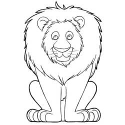 Disegno da colorare: Leone (Animali) #10313 - Pagine da Colorare Stampabili Gratuite