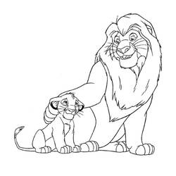 Disegno da colorare: Leone (Animali) #10321 - Pagine da Colorare Stampabili Gratuite
