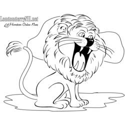Disegno da colorare: Leone (Animali) #10323 - Pagine da Colorare Stampabili Gratuite