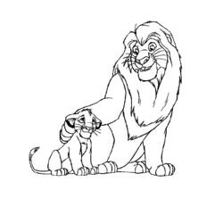 Disegno da colorare: Leone (Animali) #10327 - Pagine da Colorare Stampabili Gratuite