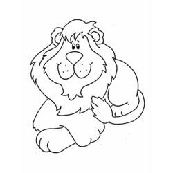 Disegno da colorare: Leone (Animali) #10333 - Pagine da Colorare Stampabili Gratuite