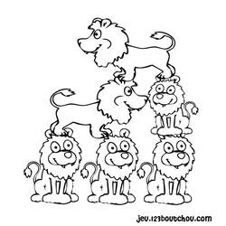 Disegno da colorare: Leone (Animali) #10336 - Pagine da Colorare Stampabili Gratuite