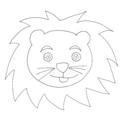 Disegno da colorare: Leone (Animali) #10347 - Pagine da Colorare Stampabili Gratuite