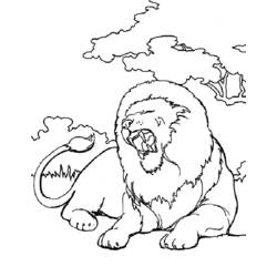 Disegno da colorare: Leone (Animali) #10360 - Pagine da Colorare Stampabili Gratuite