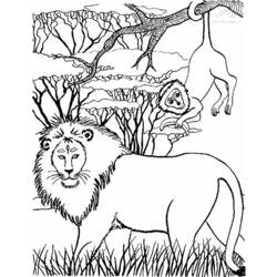 Disegno da colorare: Leone (Animali) #10368 - Pagine da Colorare Stampabili Gratuite