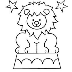 Disegno da colorare: Leone (Animali) #10430 - Pagine da Colorare Stampabili Gratuite