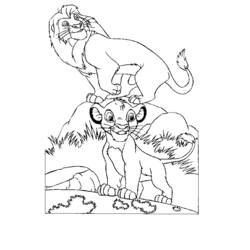 Disegno da colorare: Leone (Animali) #10433 - Pagine da Colorare Stampabili Gratuite