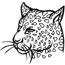 Disegno da colorare: Leopardo (Animali) #9751 - Pagine da Colorare Stampabili Gratuite
