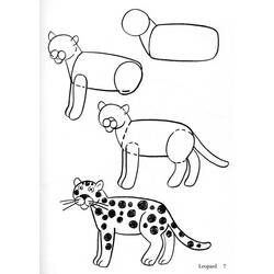 Disegno da colorare: Leopardo (Animali) #9779 - Pagine da Colorare Stampabili Gratuite