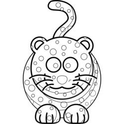 Disegno da colorare: Leopardo (Animali) #9808 - Pagine da Colorare Stampabili Gratuite