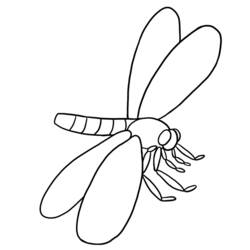 Disegno da colorare: Libellula (Animali) #9953 - Pagine da Colorare Stampabili Gratuite