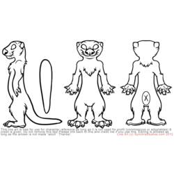 Disegno da colorare: Lontra (Animali) #10736 - Pagine da Colorare Stampabili Gratuite