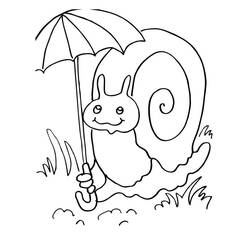 Disegno da colorare: Lumaca (Animali) #177406 - Pagine da Colorare Stampabili Gratuite