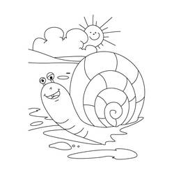 Disegno da colorare: Lumaca (Animali) #177413 - Pagine da Colorare Stampabili Gratuite