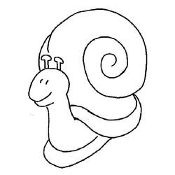 Disegno da colorare: Lumaca (Animali) #177414 - Pagine da Colorare Stampabili Gratuite