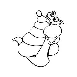 Disegno da colorare: Lumaca (Animali) #177419 - Pagine da Colorare Stampabili Gratuite