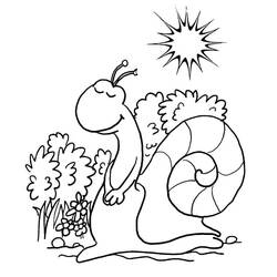 Disegno da colorare: Lumaca (Animali) #177422 - Pagine da Colorare Stampabili Gratuite