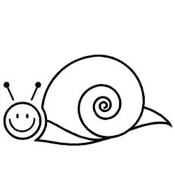 Disegno da colorare: Lumaca (Animali) #177423 - Pagine da Colorare Stampabili Gratuite