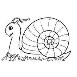 Disegno da colorare: Lumaca (Animali) #177430 - Pagine da Colorare Stampabili Gratuite