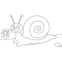 Disegno da colorare: Lumaca (Animali) #217000 - Pagine da Colorare Stampabili Gratuite