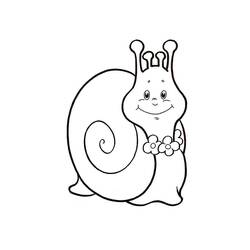 Disegno da colorare: Lumaca (Animali) #217004 - Pagine da Colorare Stampabili Gratuite