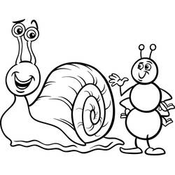Disegno da colorare: Lumaca (Animali) #217005 - Pagine da Colorare Stampabili Gratuite
