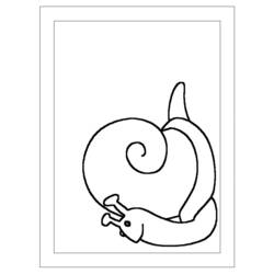 Disegno da colorare: Lumaca (Animali) #6582 - Pagine da Colorare Stampabili Gratuite