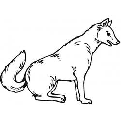 Disegno da colorare: Lupo (Animali) #10452 - Pagine da Colorare Stampabili Gratuite
