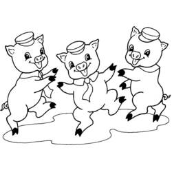 Disegno da colorare: Maiale (Animali) #3591 - Pagine da Colorare Stampabili Gratuite