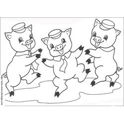 Disegno da colorare: Maiale (Animali) #3728 - Pagine da Colorare Stampabili Gratuite
